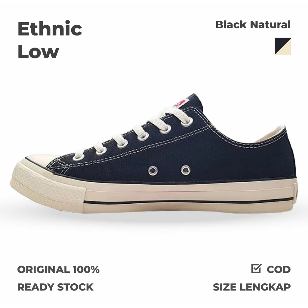 Ventela Ethnic Low Black Natural