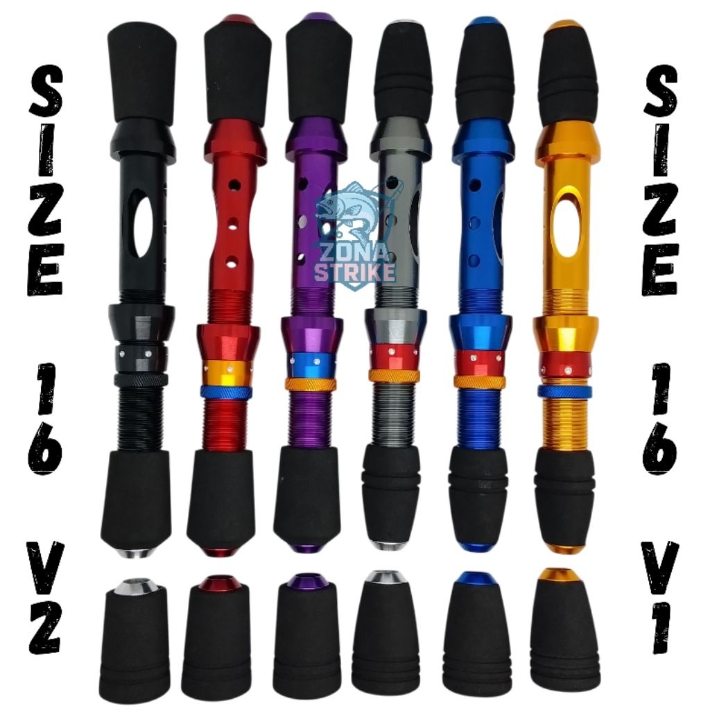 Gagang Joran Alumunium Japan Style - Handle Spinning Set Busa Model Japan Style