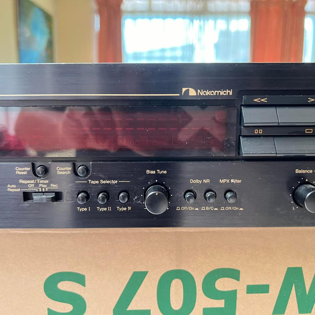 Nakamichi Tape Deck DR3 Normal Kondisi Layak Koleksi Suara Khas Bersih Model DR-3