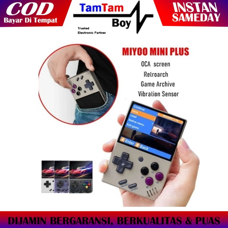 Video Game Console Handhled Portable Miyoo Mini+ Plus 3.5inch 128GB GameBoy Retro Classic Built in G