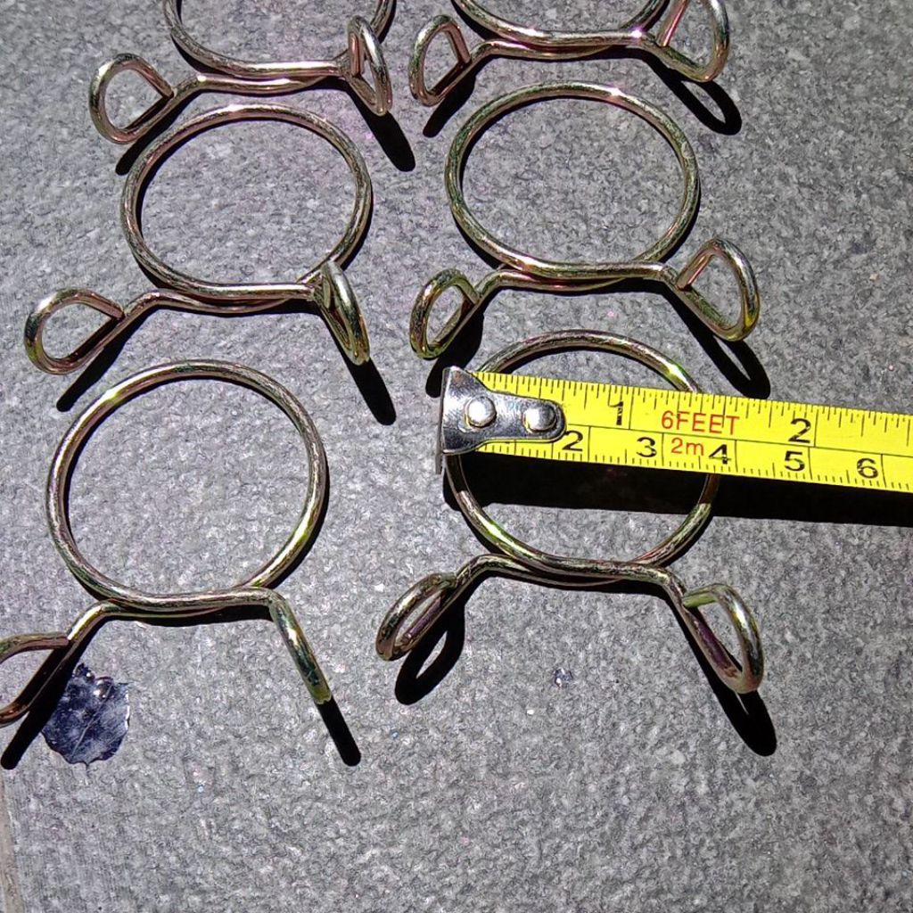 klem selang 4cm bahan Kuningan