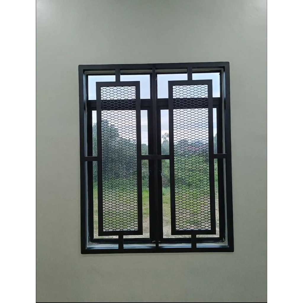 Tralis jendela minimalis 50x100 cm Untuk rumah subsidi