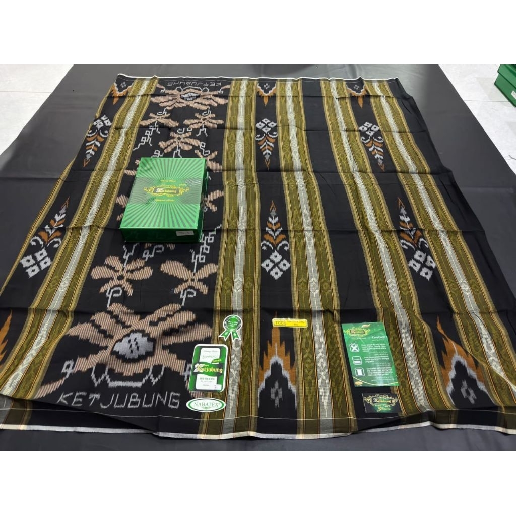 Sarung KETJUBUNG Green Mercerized Tipe TCC
