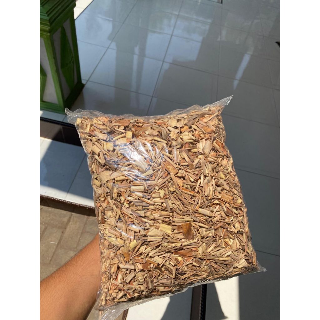 serai kering 1 kilogram serai rajangan