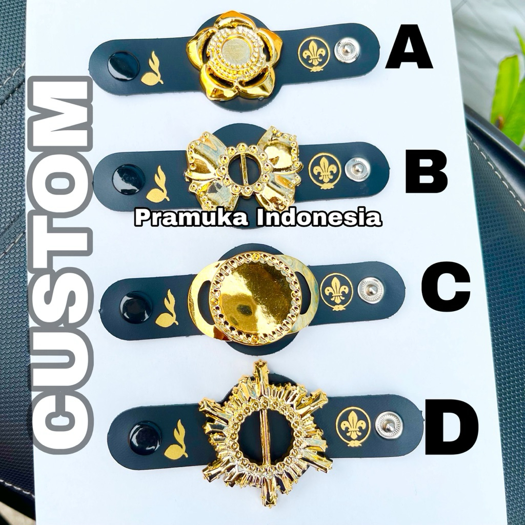 Ring kacu hasduk Custom pramuka sekolah / cincin hasduk pramuka