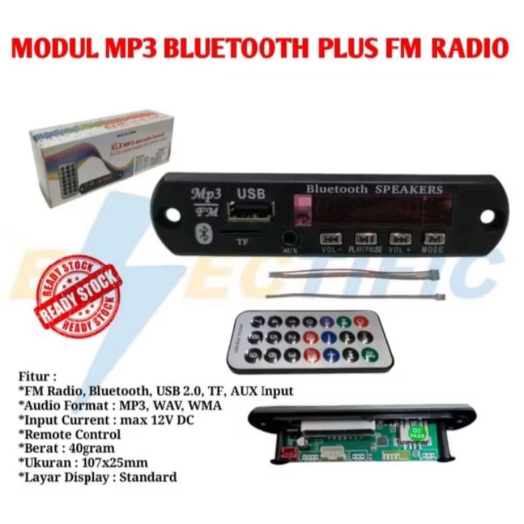 Modul mp3 bluetoot+fm radio