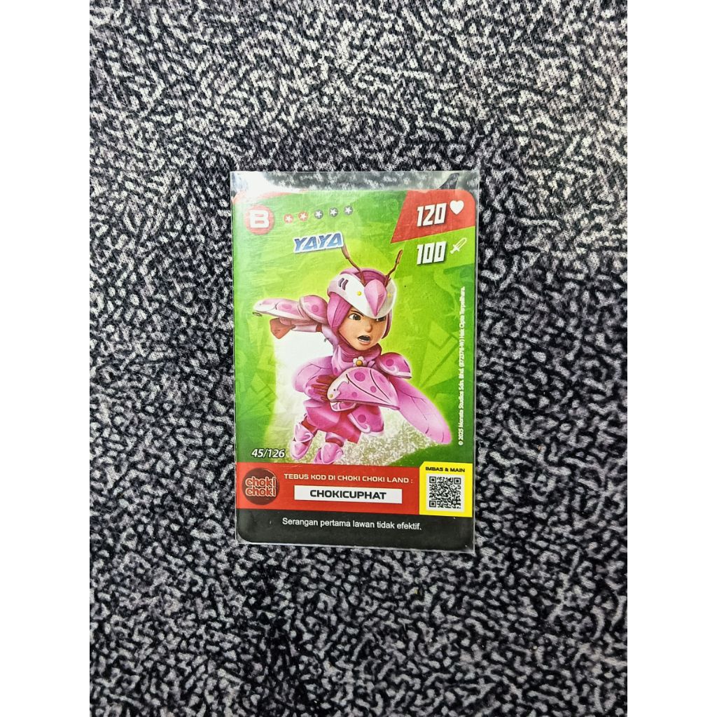Kartu Boboiboy Yaya