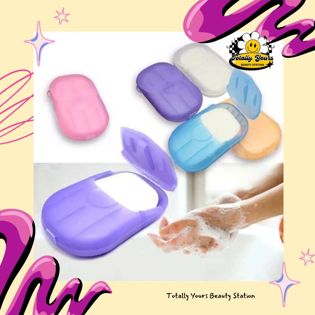 sabun kertas Travelling traveling/ sabun kertas praktis / sabun kertas murah/sabun cuci tangan