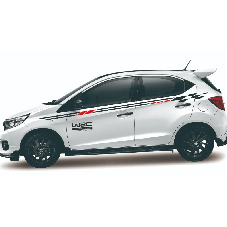 stiker mobil honda brio rs // stiker list honda brio