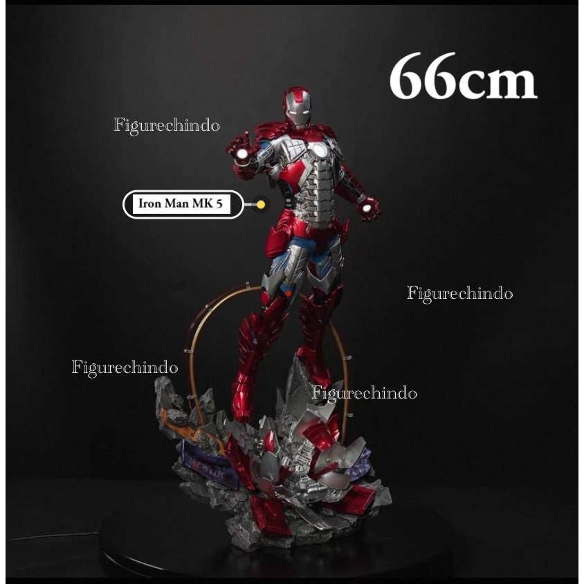 [ Pre Order ] Statue Iron Man Seri MK 5 Resin