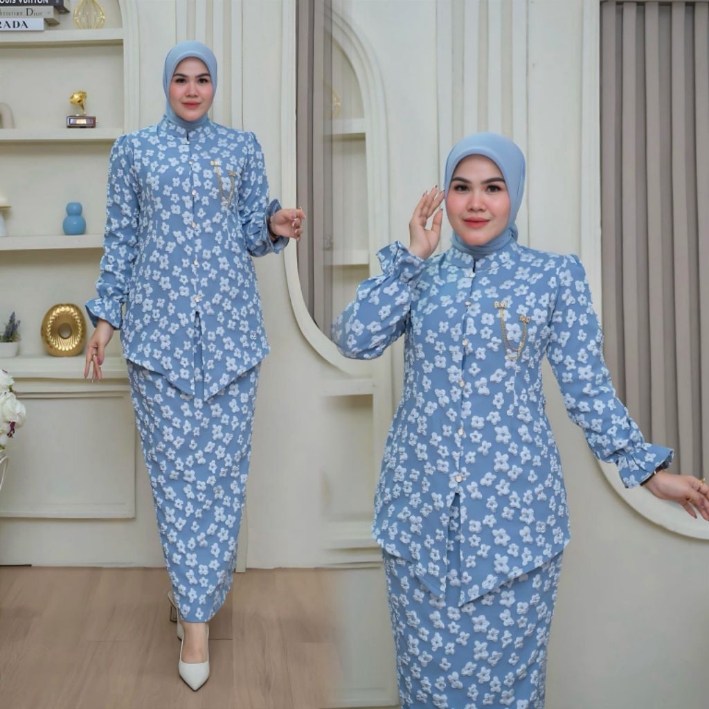 Stelan Kebaya Nurhaliza Original Butik