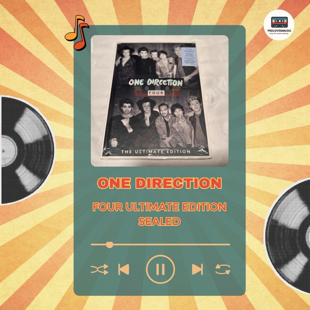 (NEW SEGEL READY STOCK) One Direction Four Ultimate Edition Segel Album CD
