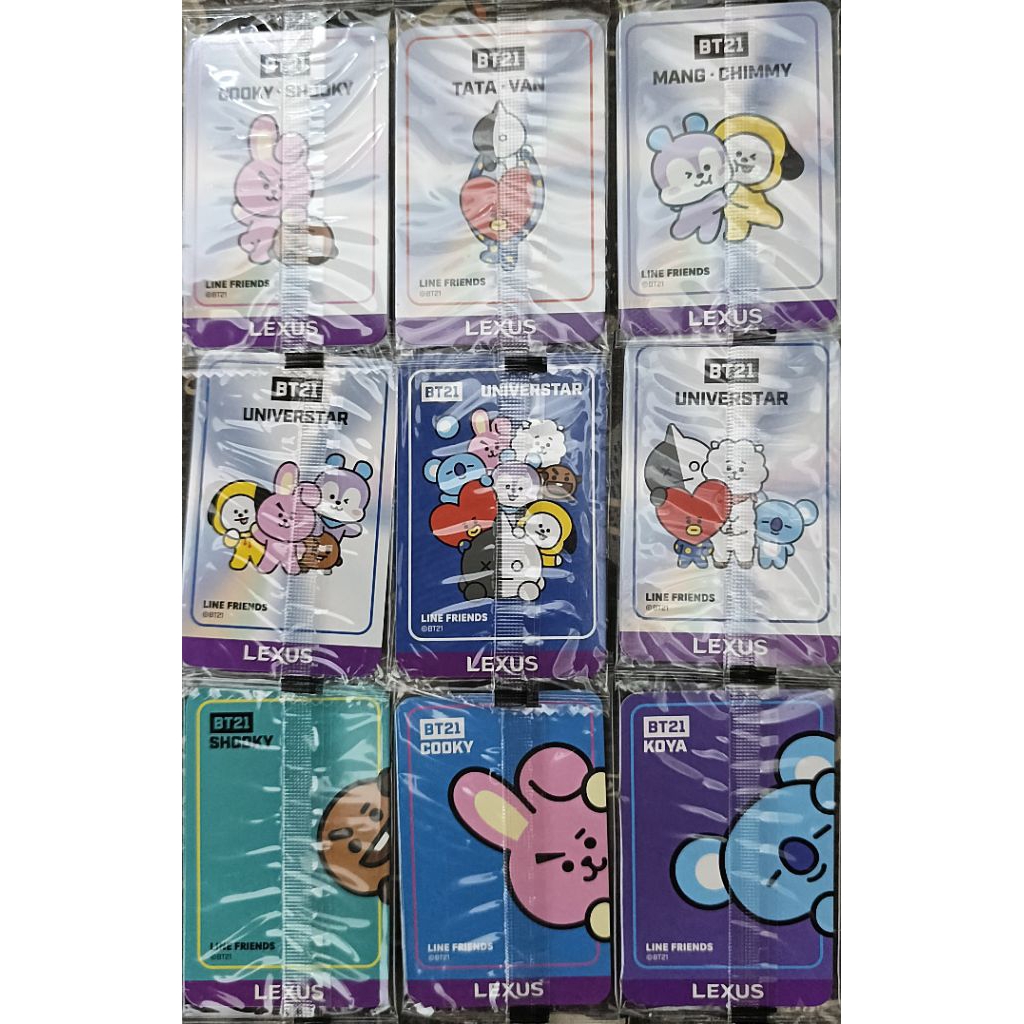 Kartu Koleksi LINE FRIENDS BT21 x LEXUS Munchy's