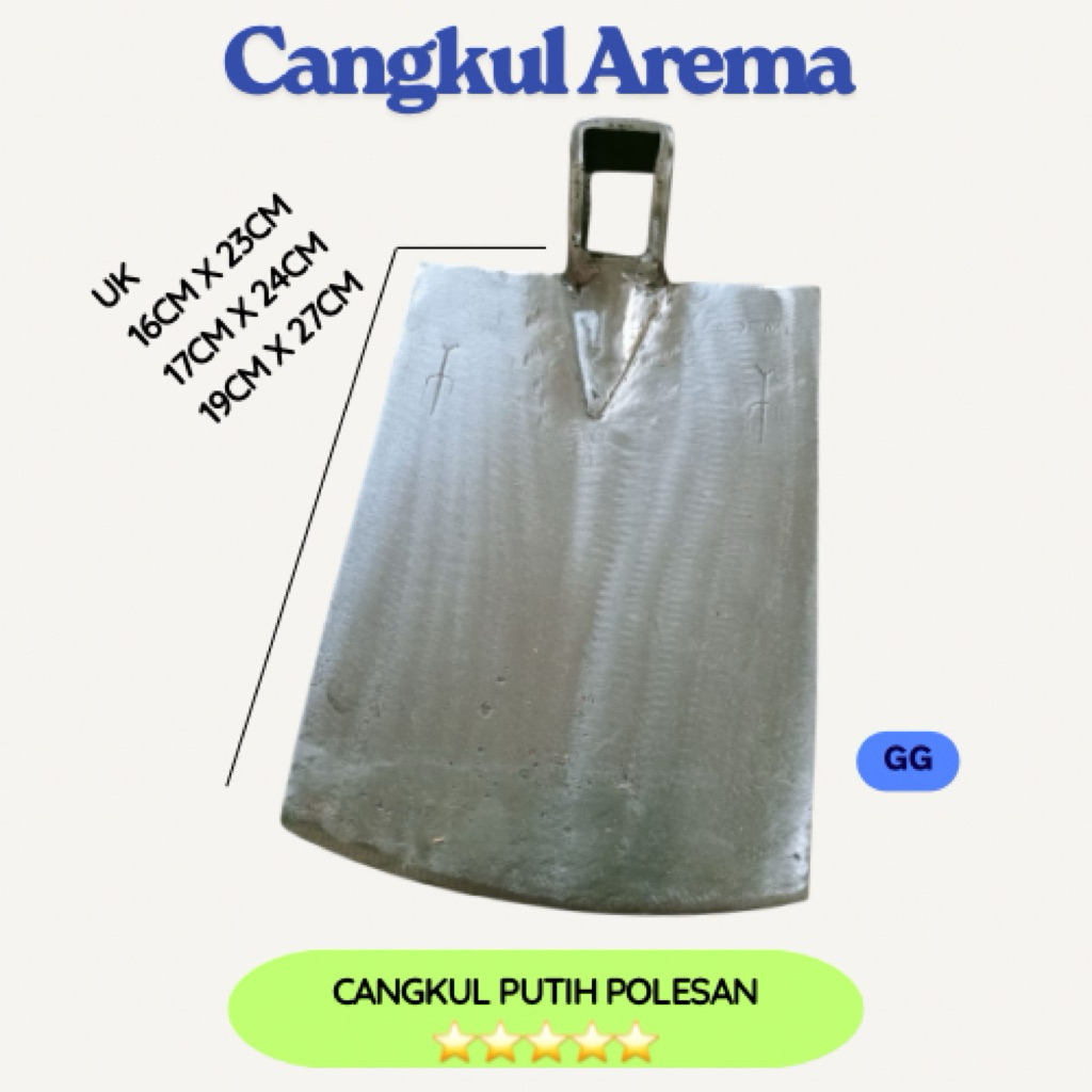 Cangkul Pacul Sawah Baja Putih Asli Super Tajam Pacul Sawah Asli Pandhe Jawa Timur