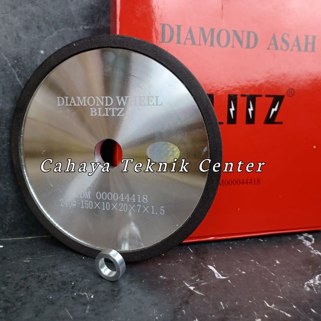 )Blitz Diamond Asah Batu 3 4 5 6 inch 1 Sisi Alat Asah Pisau Sircle Diamond Wheel Original