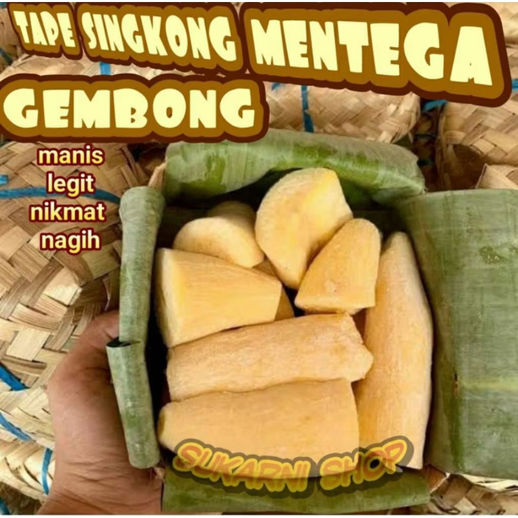 TAPE SINGKONG MENTEGA ALAMI GEMBONG PATI