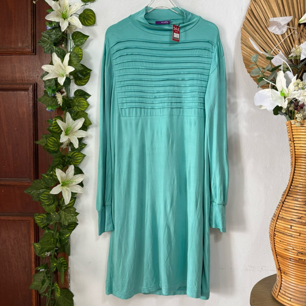 Tunik Hijau Tosca Jersey Elzatta