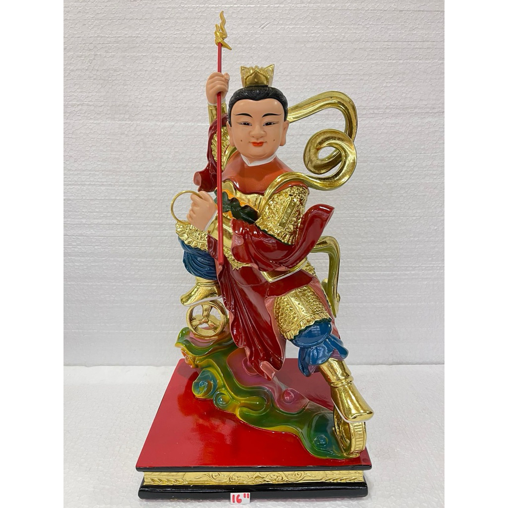 patung dewa nezha - naca - locia 16in fiber qing