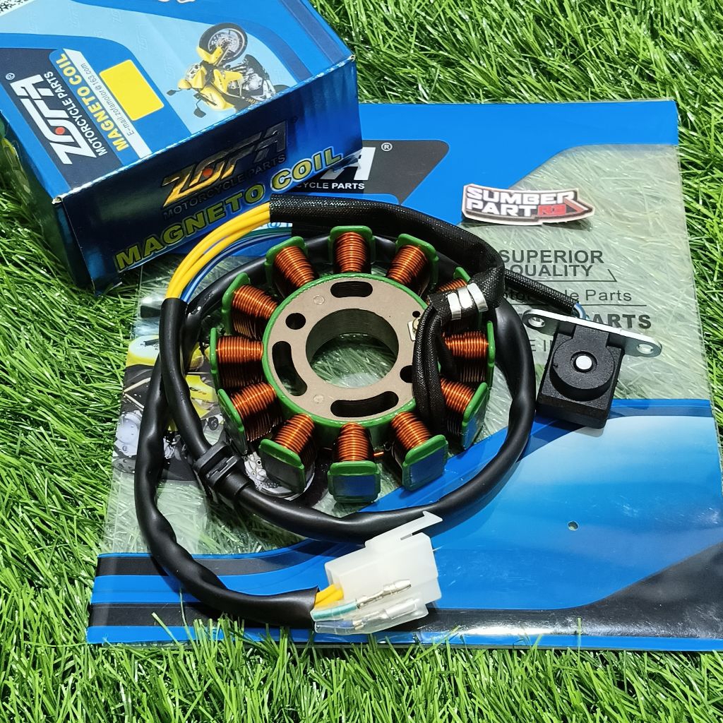 (zftw) spul nozomi srikandi 110cc 12 pole 88mm baut 2 - sedia sparepart motor roda tiga appktm viar 