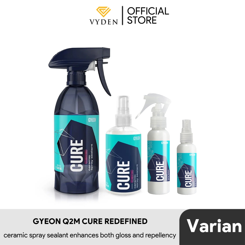 GYEON CURE REDEFINED SPRAY Q²M Concentrate Hydrophobic Silica Spray Sealant Perawatan Coating Mobil