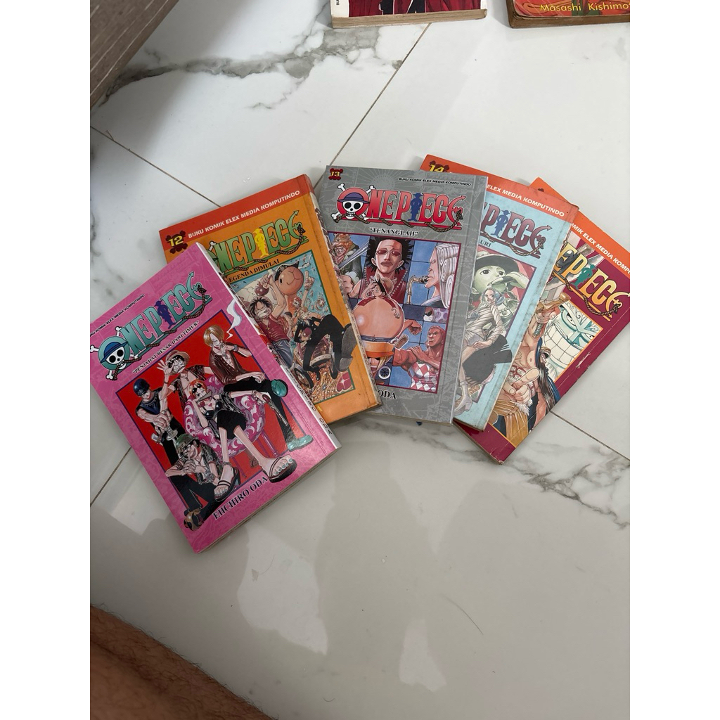 Komik One Piece set 11-15 campur