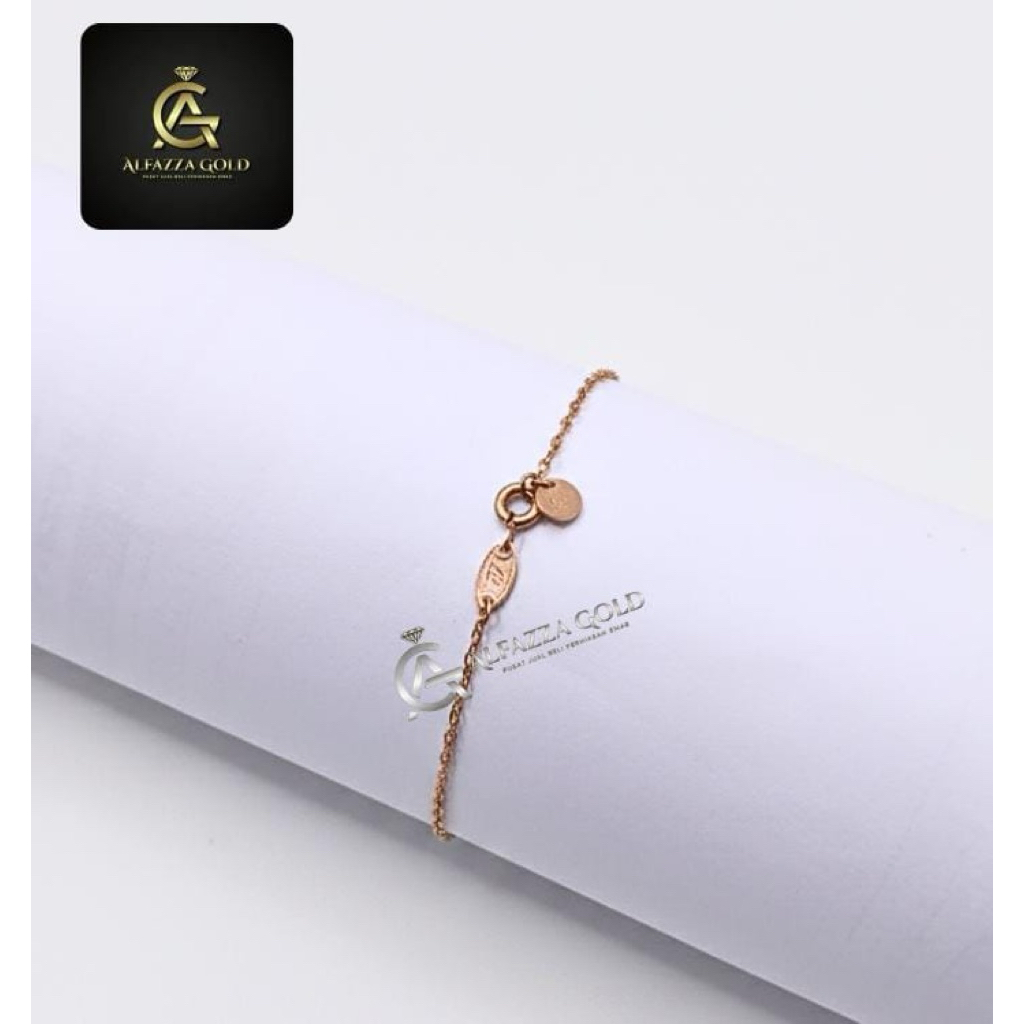 Gelang Esensial Perhiasan Emas Kadar 6K