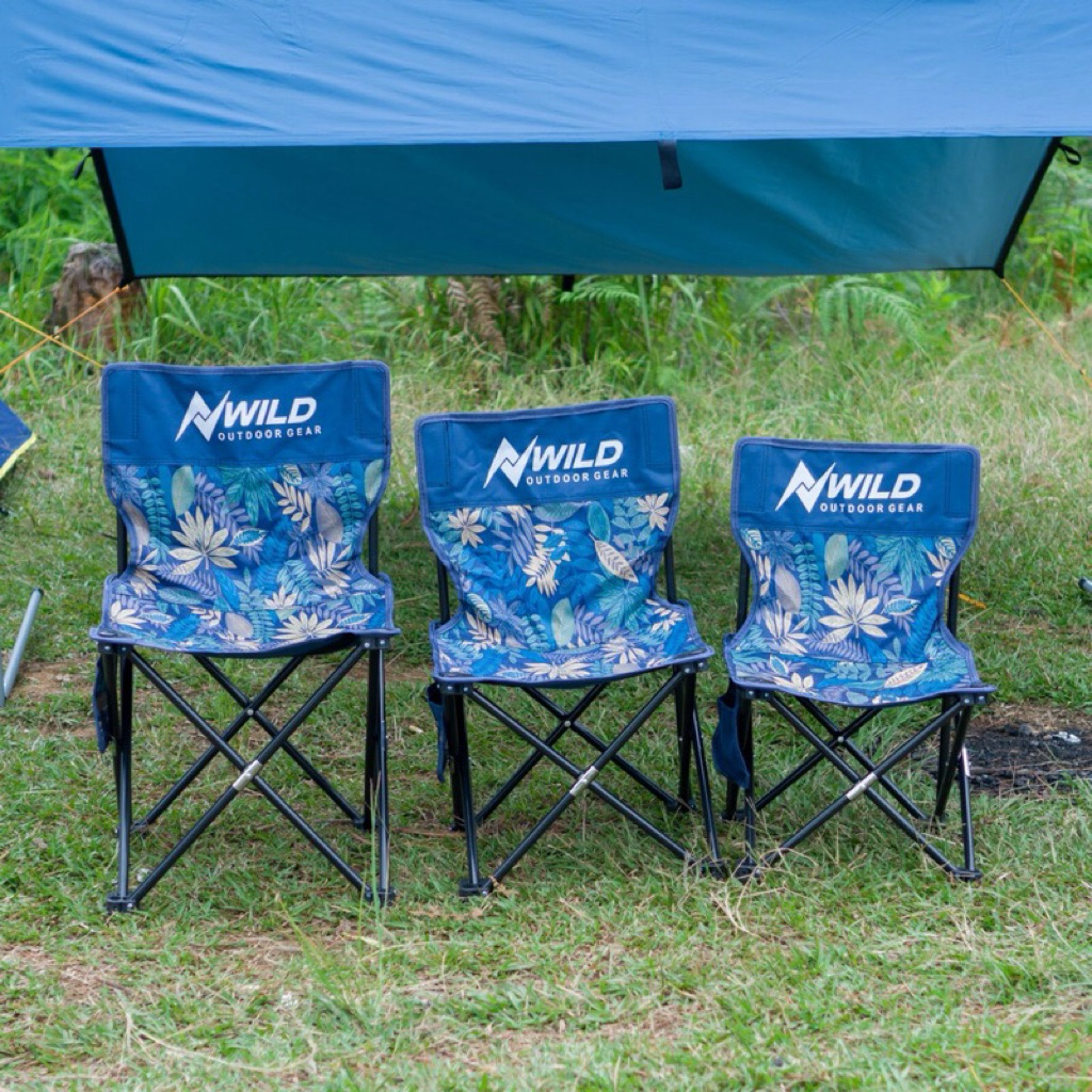 [NEW] WILD - Kursi Lipat Outdoor Rengganis Navy Blue L