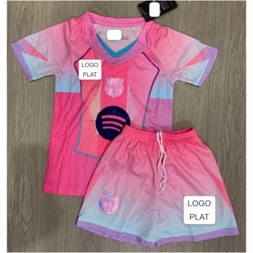 JERSEY BOLA ANAK KIDS BARCELONA SPECIAL AUDITION SE PINK 2025 2026