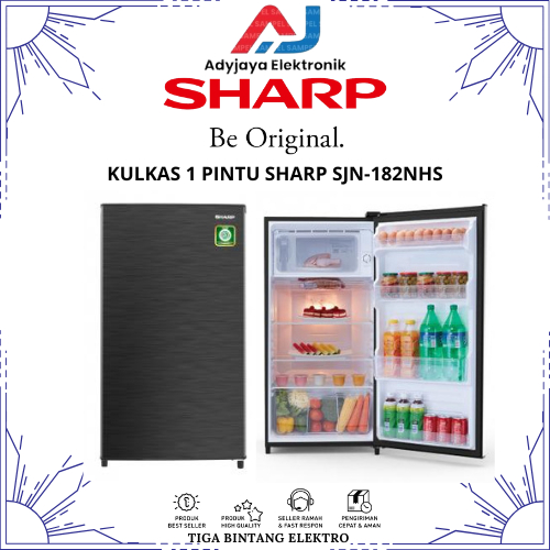 KULKAS 1 PINTU SHARP SJN-182NHS