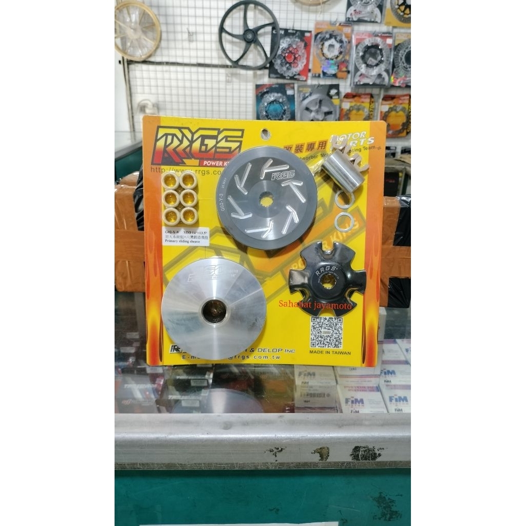 Big Pulley Set RRGS Rumah Roler Set RRGS Mio Sporti Nouvo Fino110 Mio Smile Mio Soul