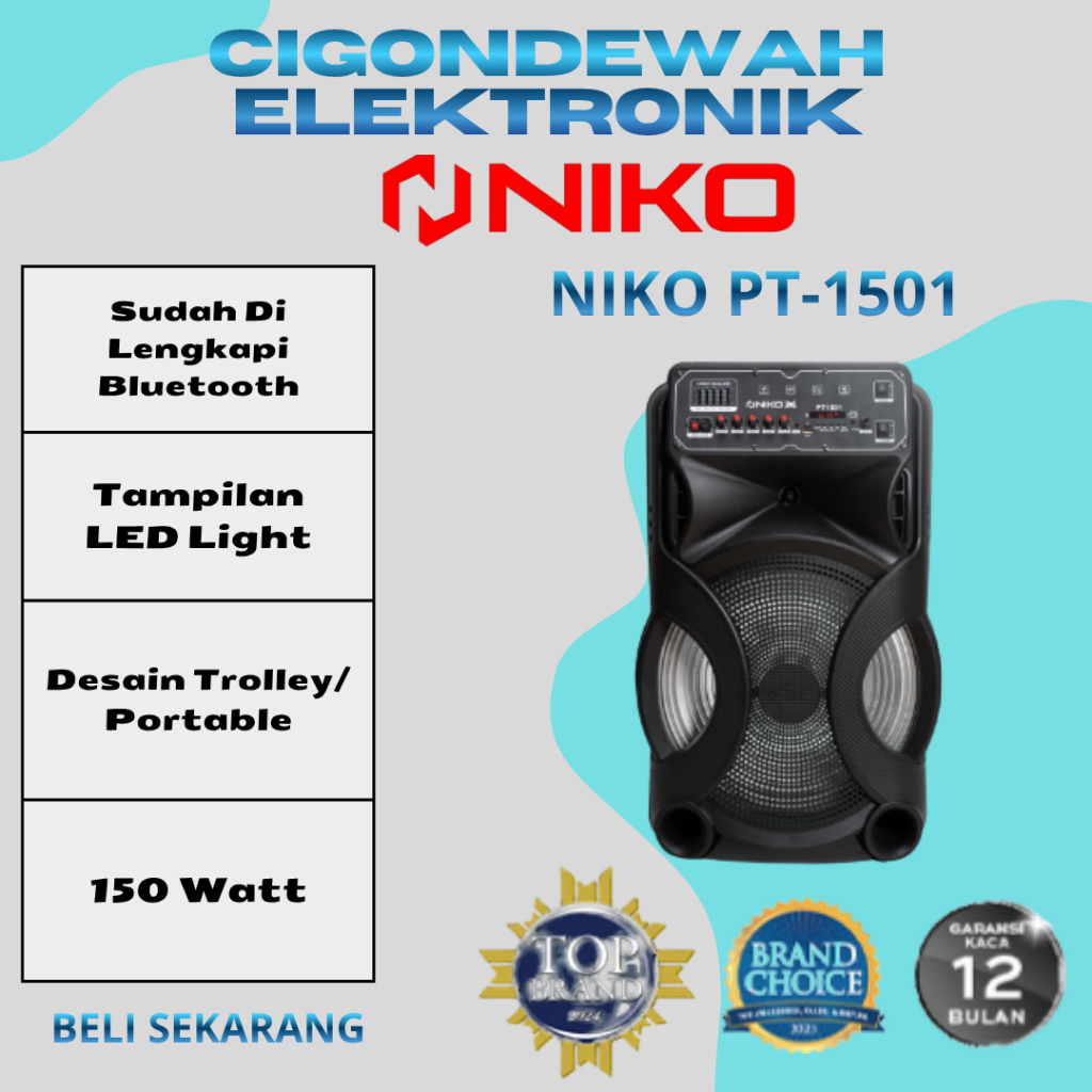 SPEAKER PORTABLE NIKO PT-1501