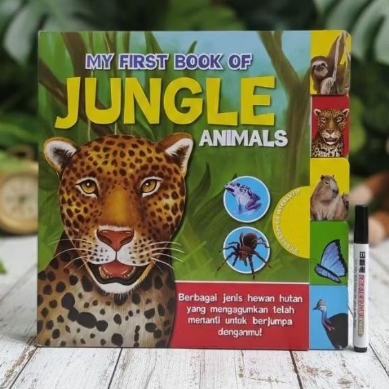Boardbook jumbo my first book of jungle animal