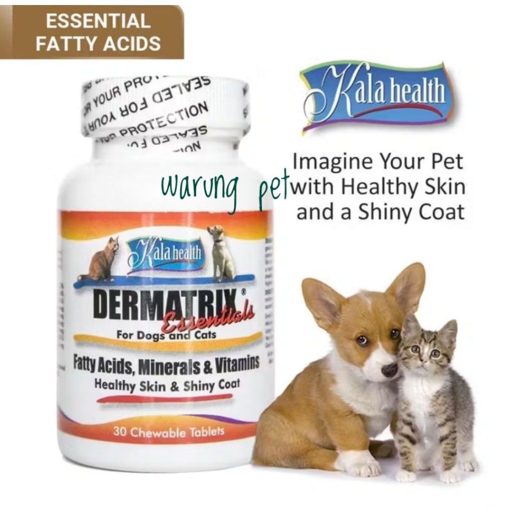 Vitamin Anjing Dermatrix Essentials Skin & Coat / Dermatrix Vitamin Bulu Kucing / Vitamin Bulu Anjin