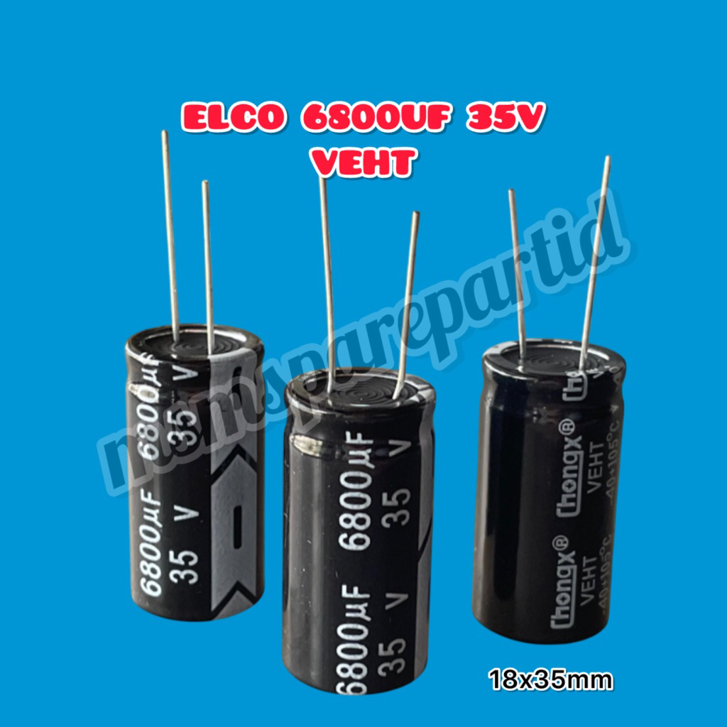 ELCO 6800UF 35V VEHT
