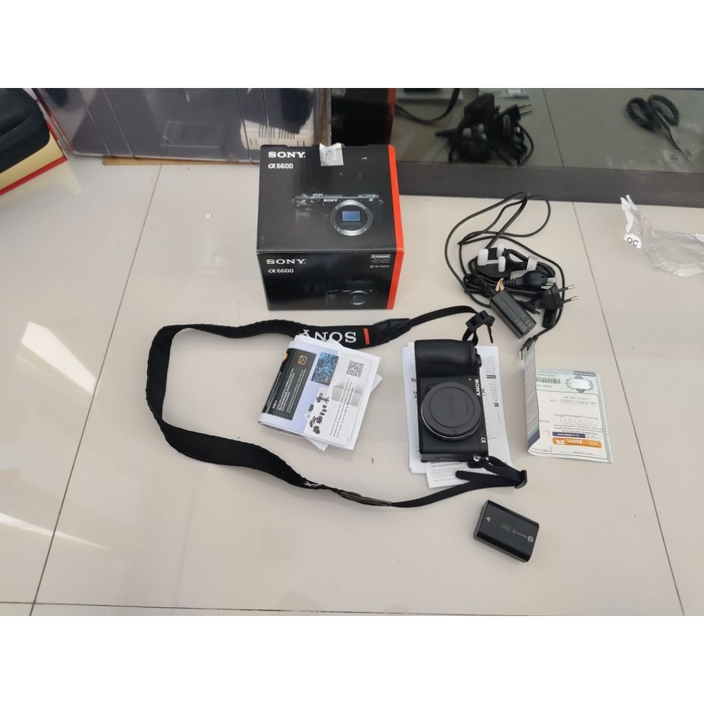 kamera mirrorless sony a6600 mulus lengkap murah Body only no a6400 a6000 preloved second bekas mulu