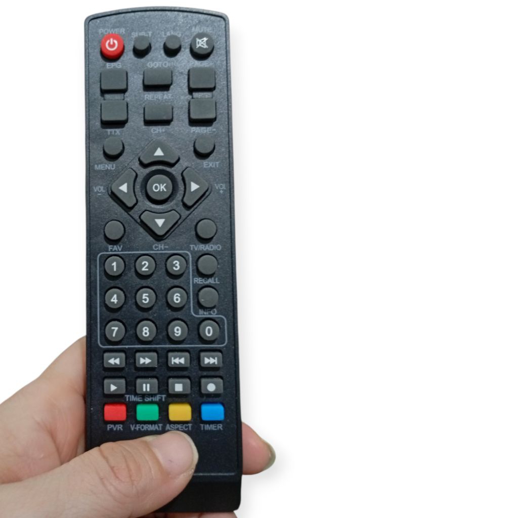 REMOT REMOTE STB DVB T2 LUBY LUBY STB SET TOPBOX LUBY DVB T2