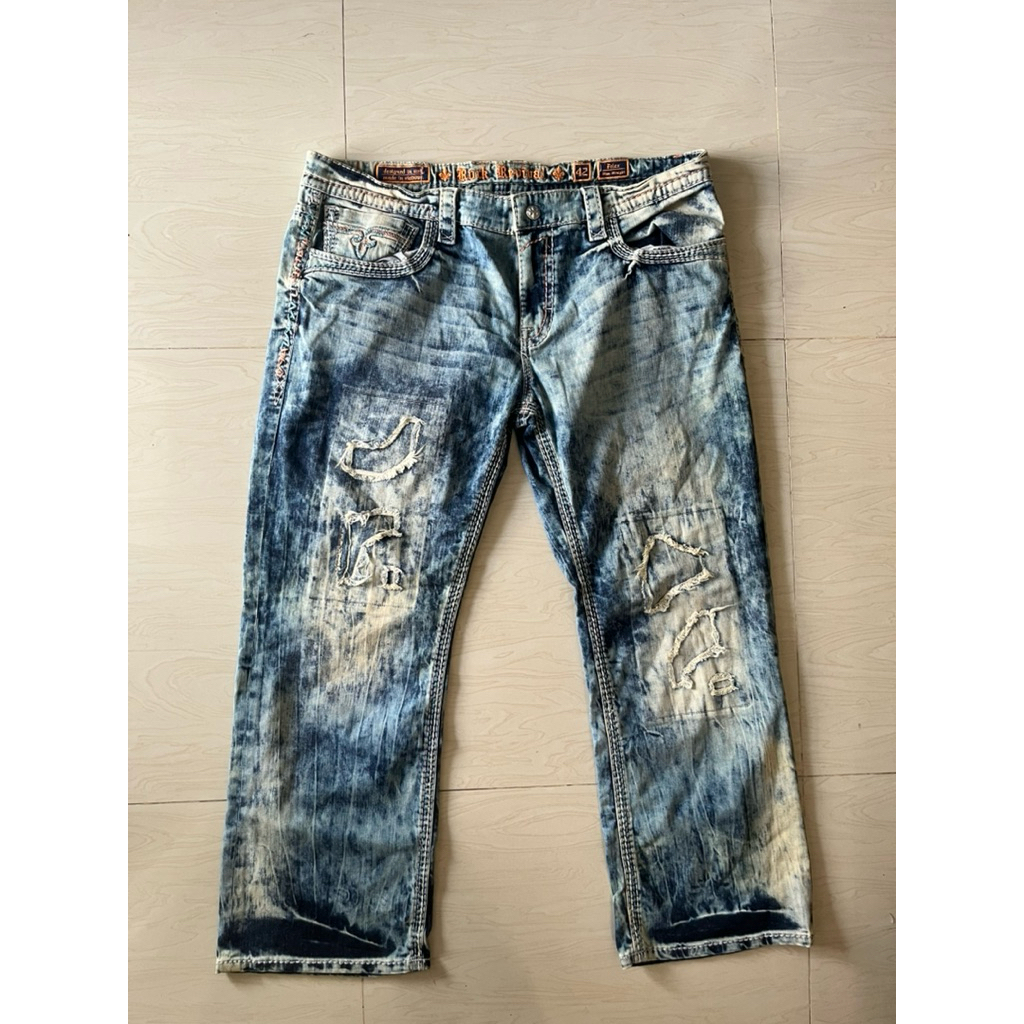 Rock Revival Jeans Men Original Big Size 42