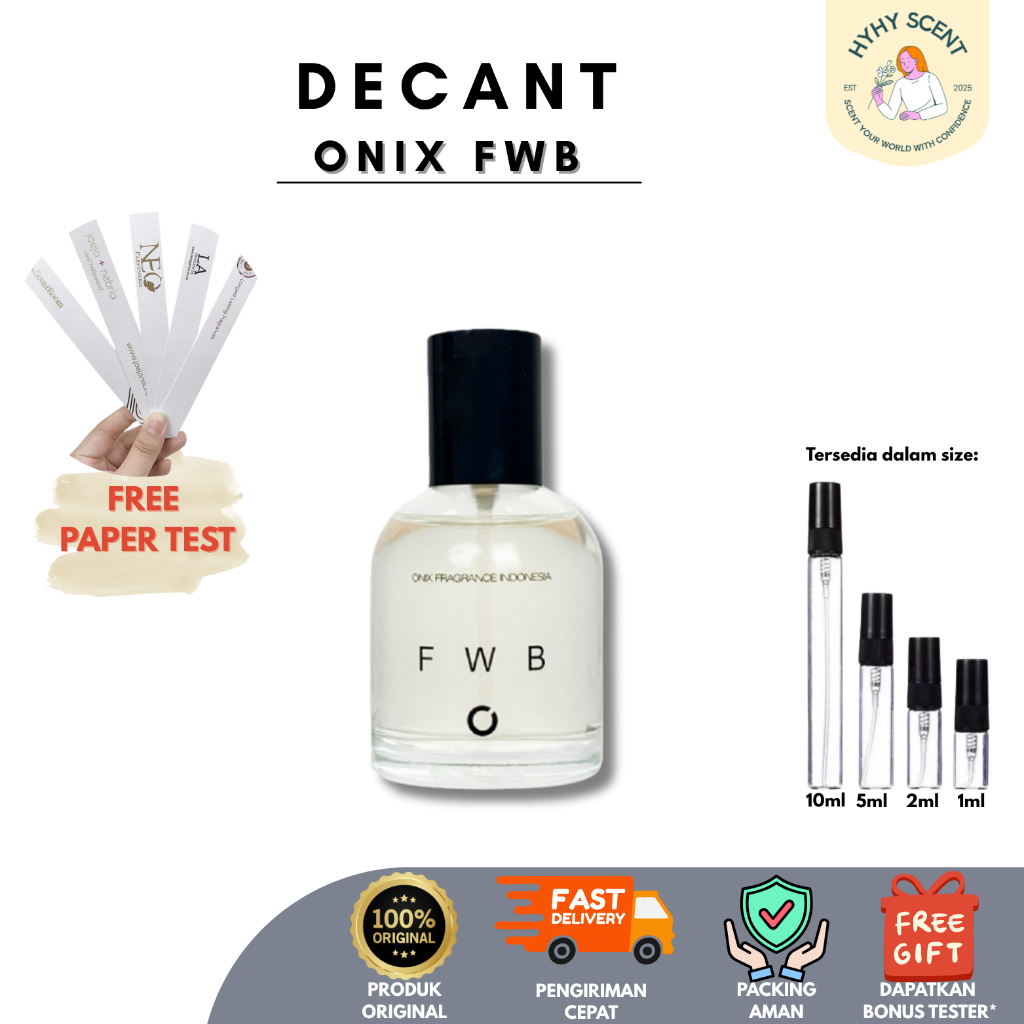 ONIX FWB Decant / Share in Jar Perfume Original Travel Size 1ML 2ML 5ML 10ML | Decant Parfum Murah T