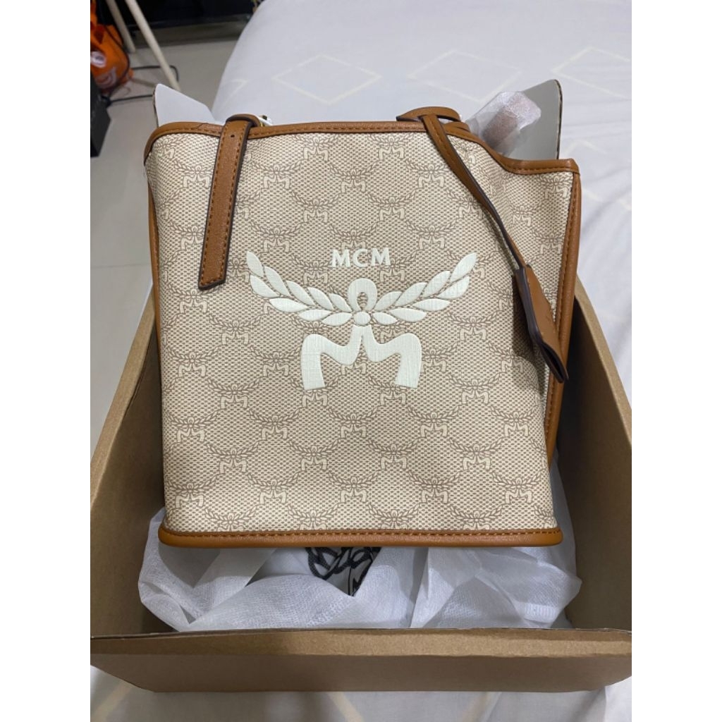 tas mcm 1:1 kwalitas import sangat mewah size mini