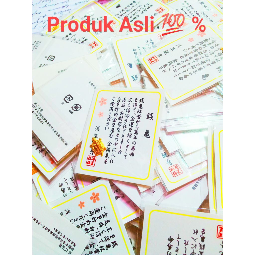 kura kura Asli hoki liontin warna emas kura - kura keberuntungan kura - kura penarik rejeki