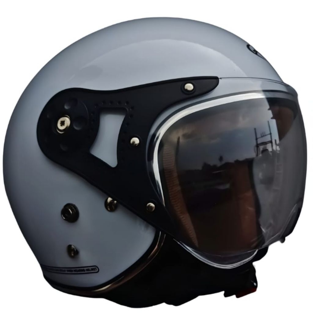 Helm Bogo Hijab Original warna Putih Pria Wanita