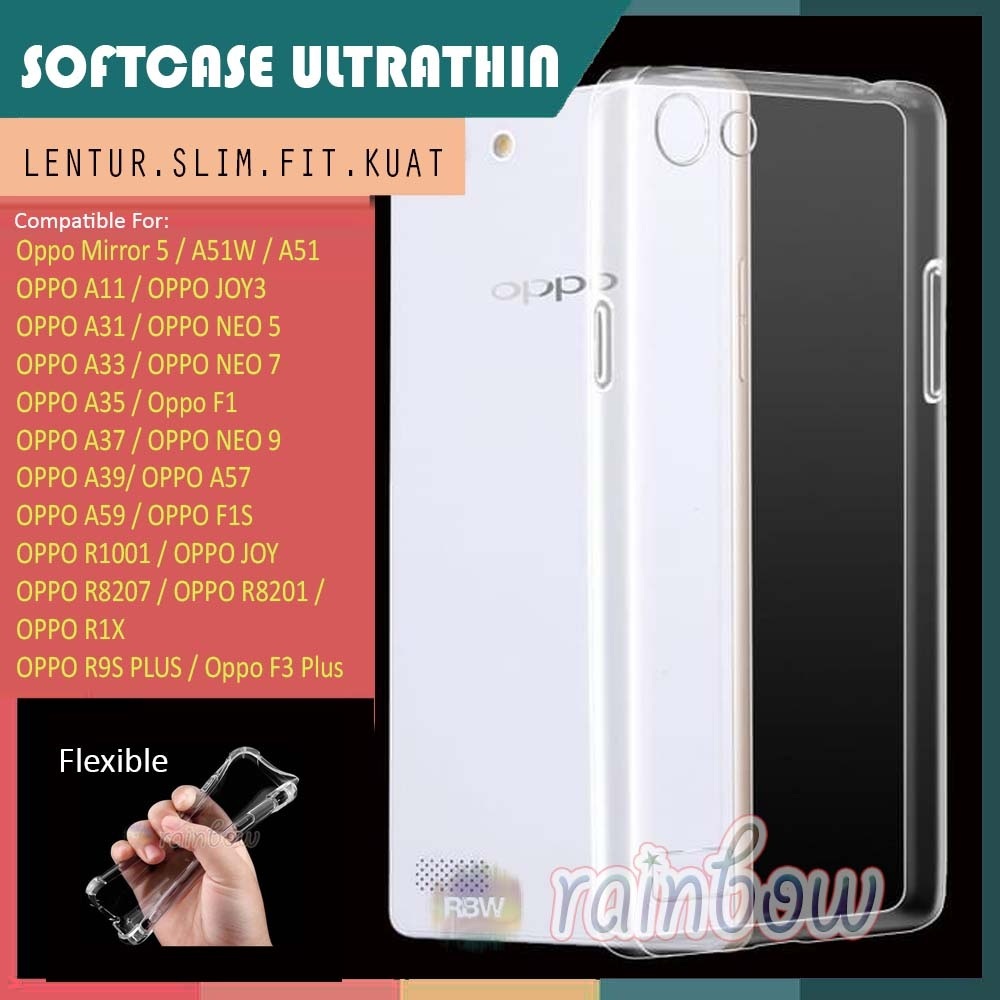 Casing Oppo A31 Ultrathin Silikon Kesing Sarung Hp Transparan Bening