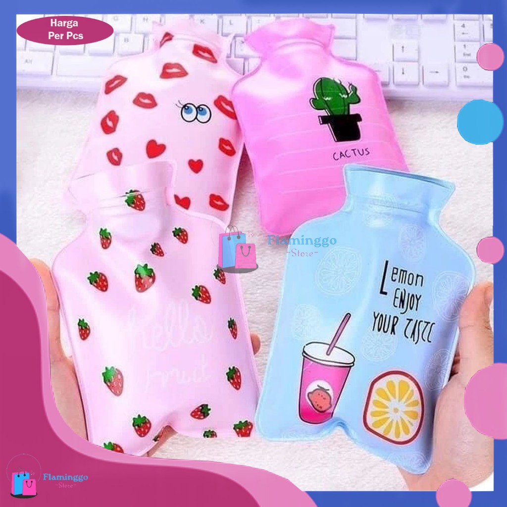 Kantong Kompres Air Panas Karakter/Kantung Kompres Air Panas Pereda Nyeri Perut / Kompres Air Panas 