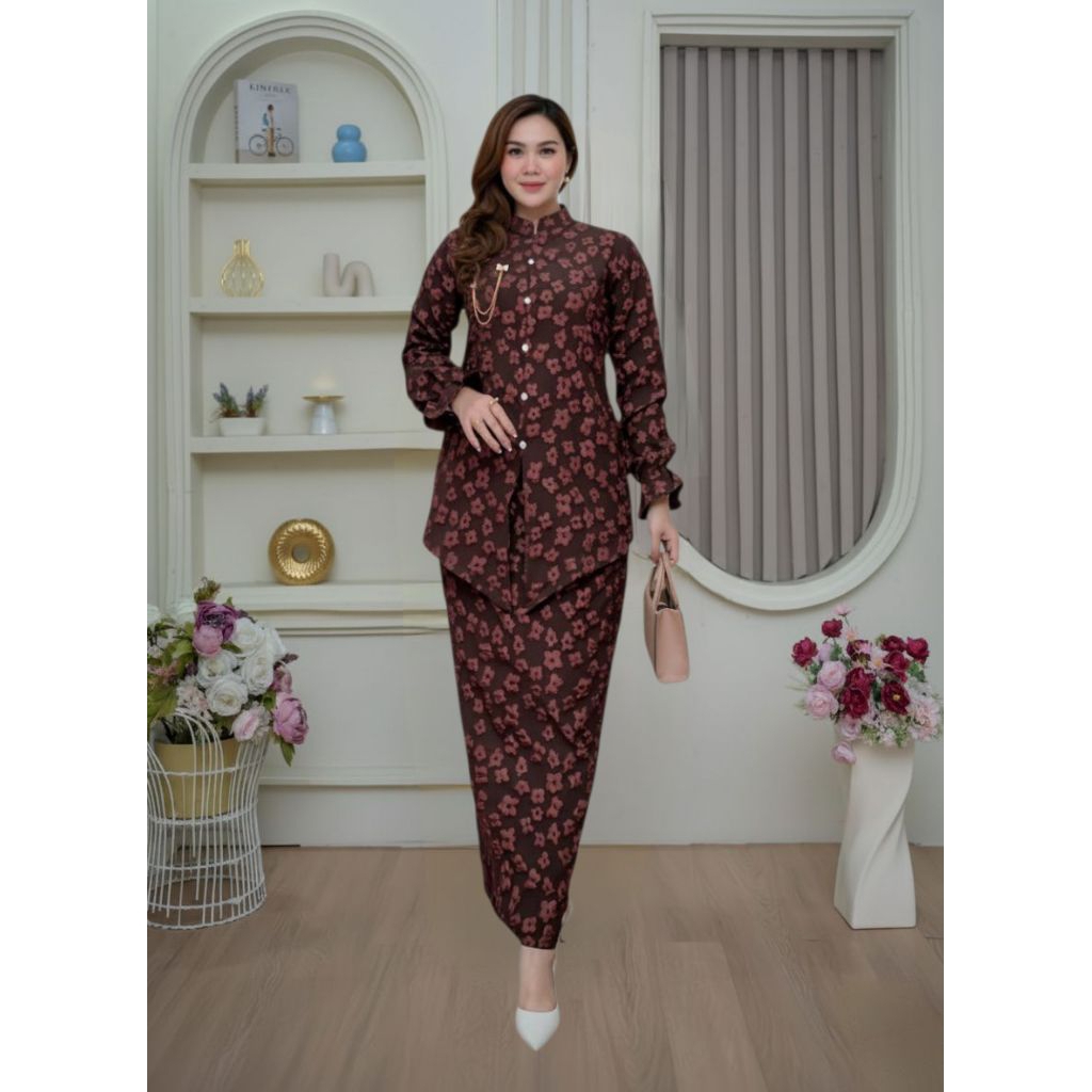 Setelan Azka Kebaya - Setelan Kebaya Nurhaliza Wanita Modern