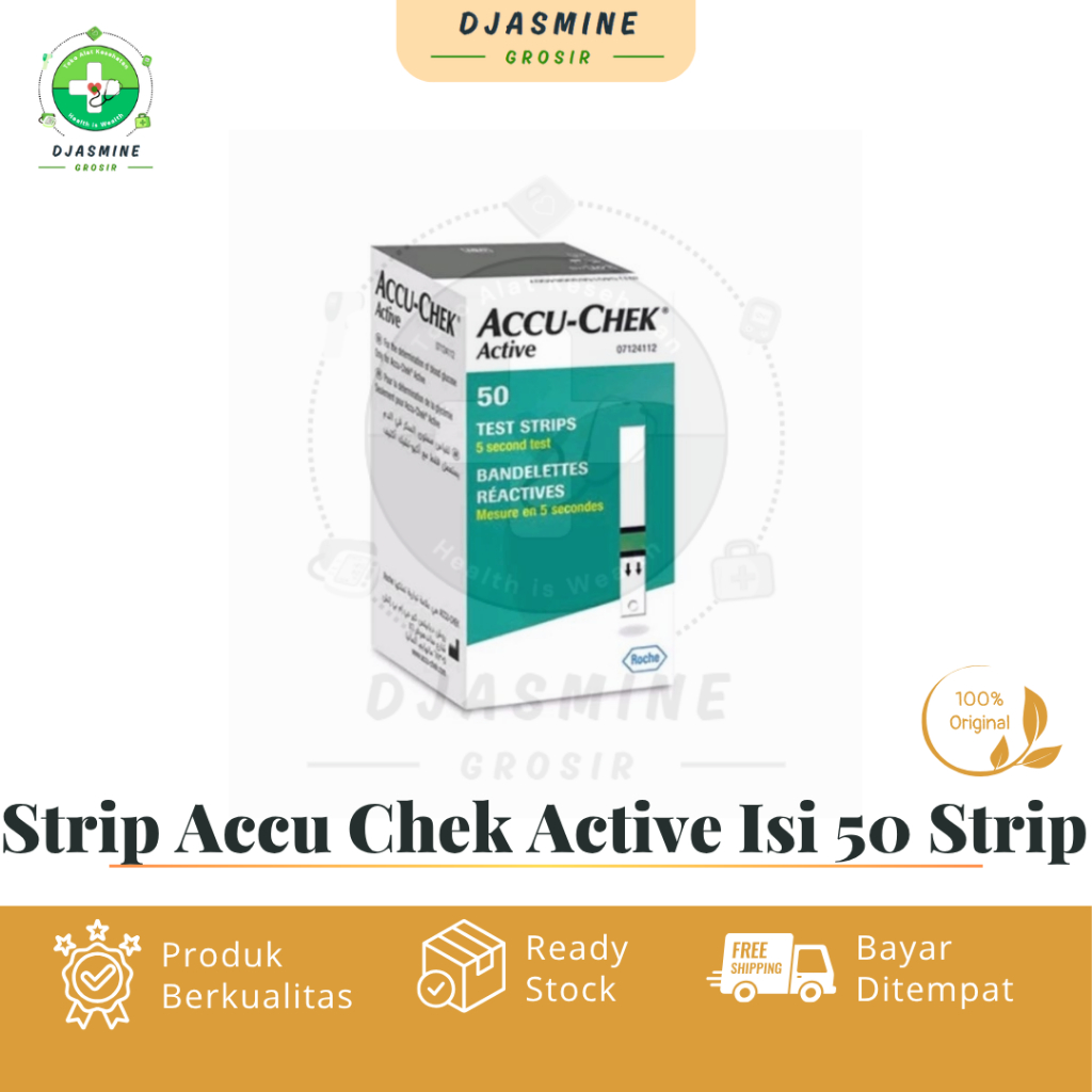 Strip Accu Chek Active Isi 50 Strip / AccuChek Active Test Strip 50s