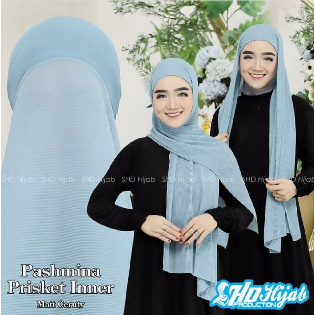 Pashmina inner plisket original SHD Hijab