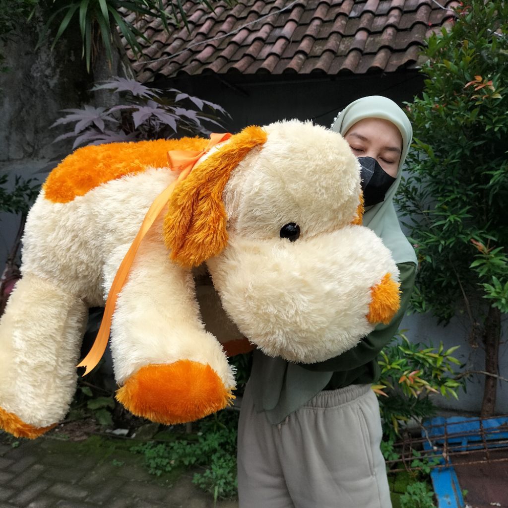 Boneka Jumbo Anjing Goofy Murah Size 80 cm gemoy boneka anjing murah bahan premium halus lembut sili