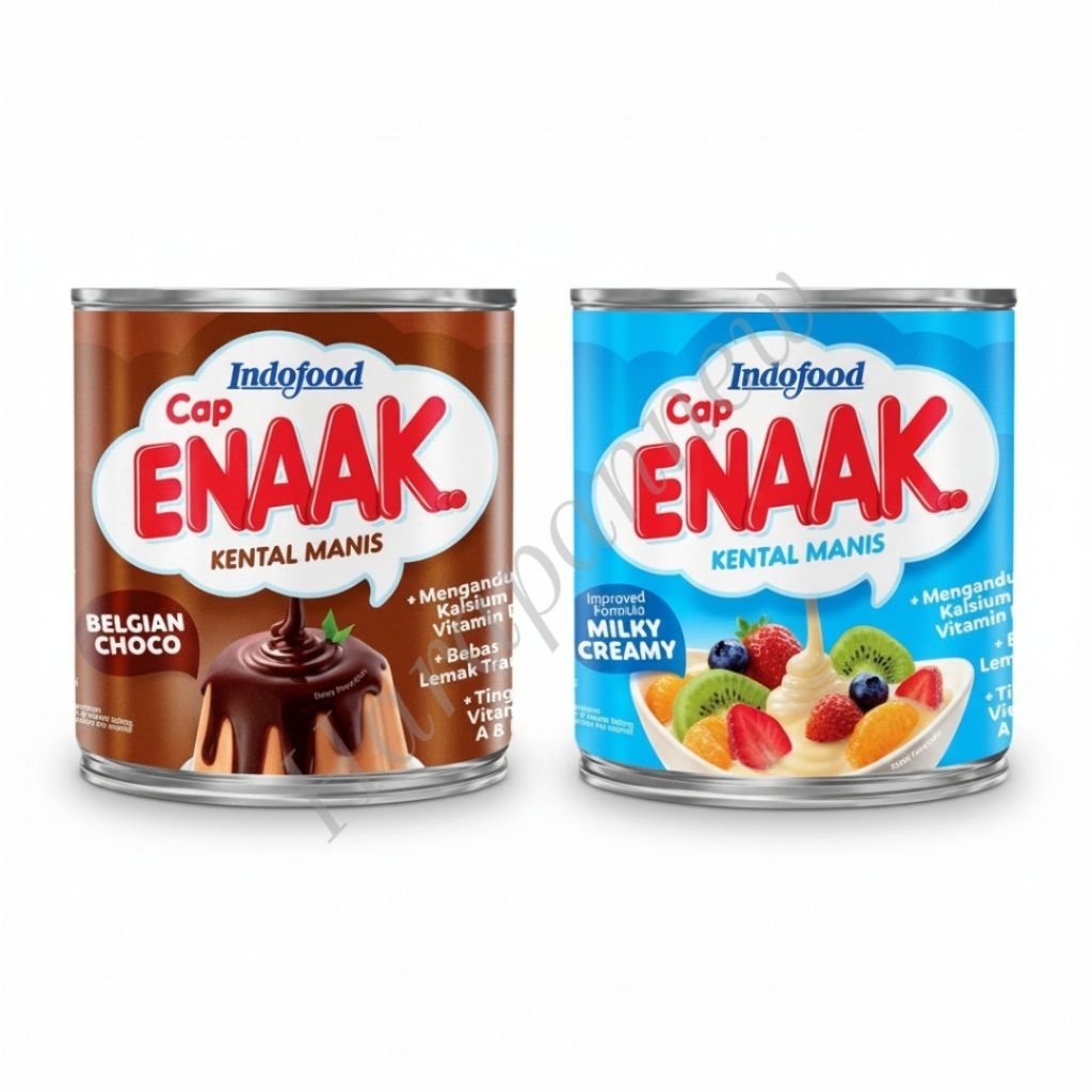 Indofood Cap ENAAK Kental Manis Kaleng 370 gr