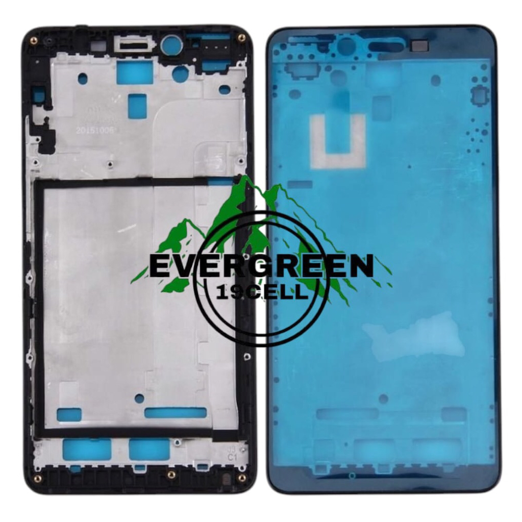 FRAME LCD REDMI NOTE 2 ( hitam ) DUDUKAN TATAKAN TULANG TENGAH LCD REDMI NOTE 2