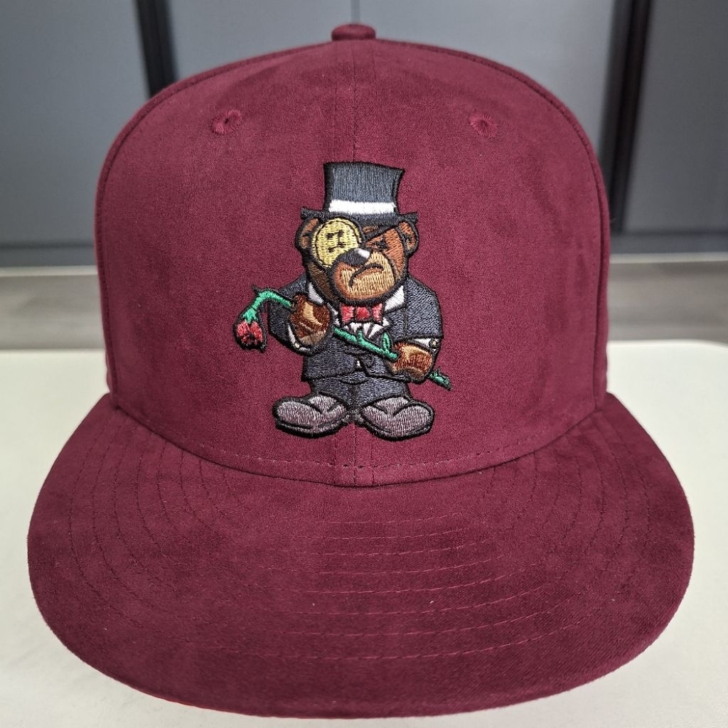 Justfitteds Exclusive Berlin Bear Rose x New Era 59FIFTY 7 3/8 Suede